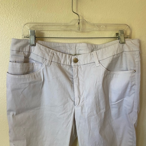 Lululemon Men’s ABC Pant Slim Light Grey Size 34 Activewear Chino Golf Pant - Picture 4 of 9